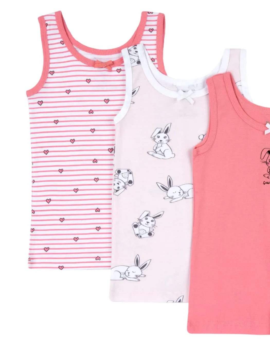 Chicco Set 4 Canottiere in Cotone Rosa 8 Anni - immagine 3