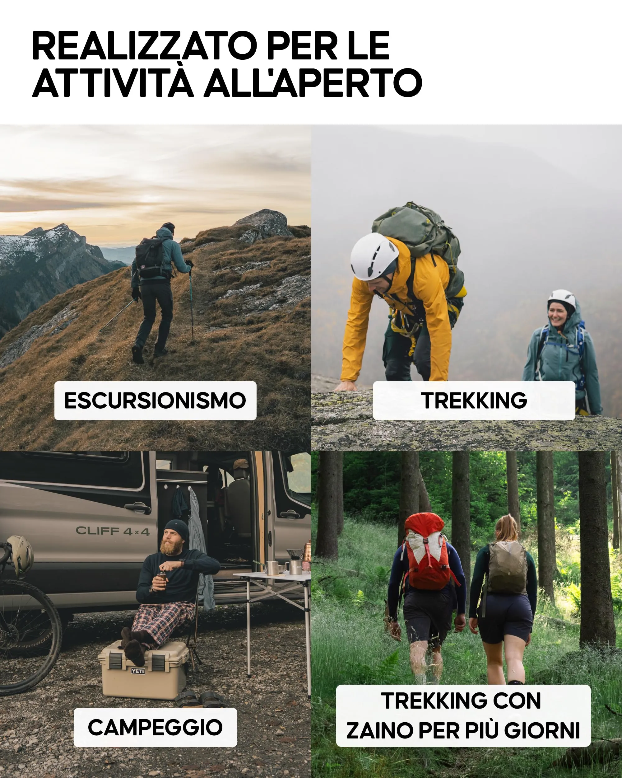 Danish Endurance Calze Trekking Corte Merino, 3 Paia, Grigio, 43-47 - immagine 4