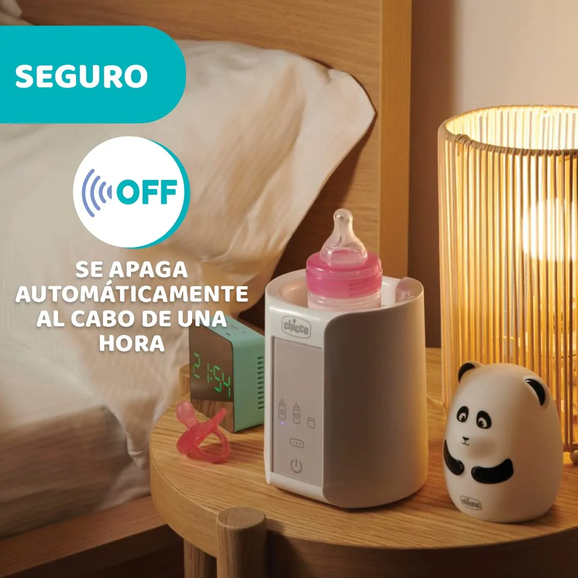 Chicco Scaldabiberon Portatile da Viaggio e Scalda Pappa, 3 Programmi, Spegnimento Automatico, 220W, Bianco - immagine 8