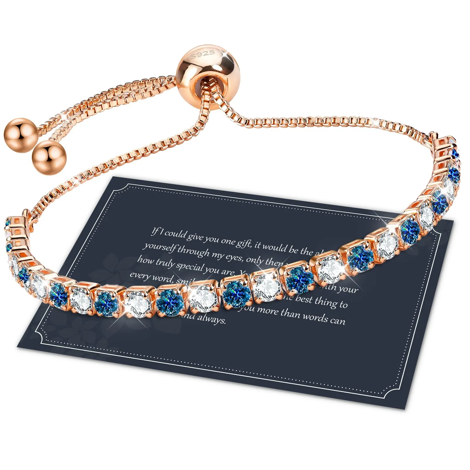 J.Fée Bracciale Tennis Donna in Argento 925 e Zircone 5A - immagine 1
