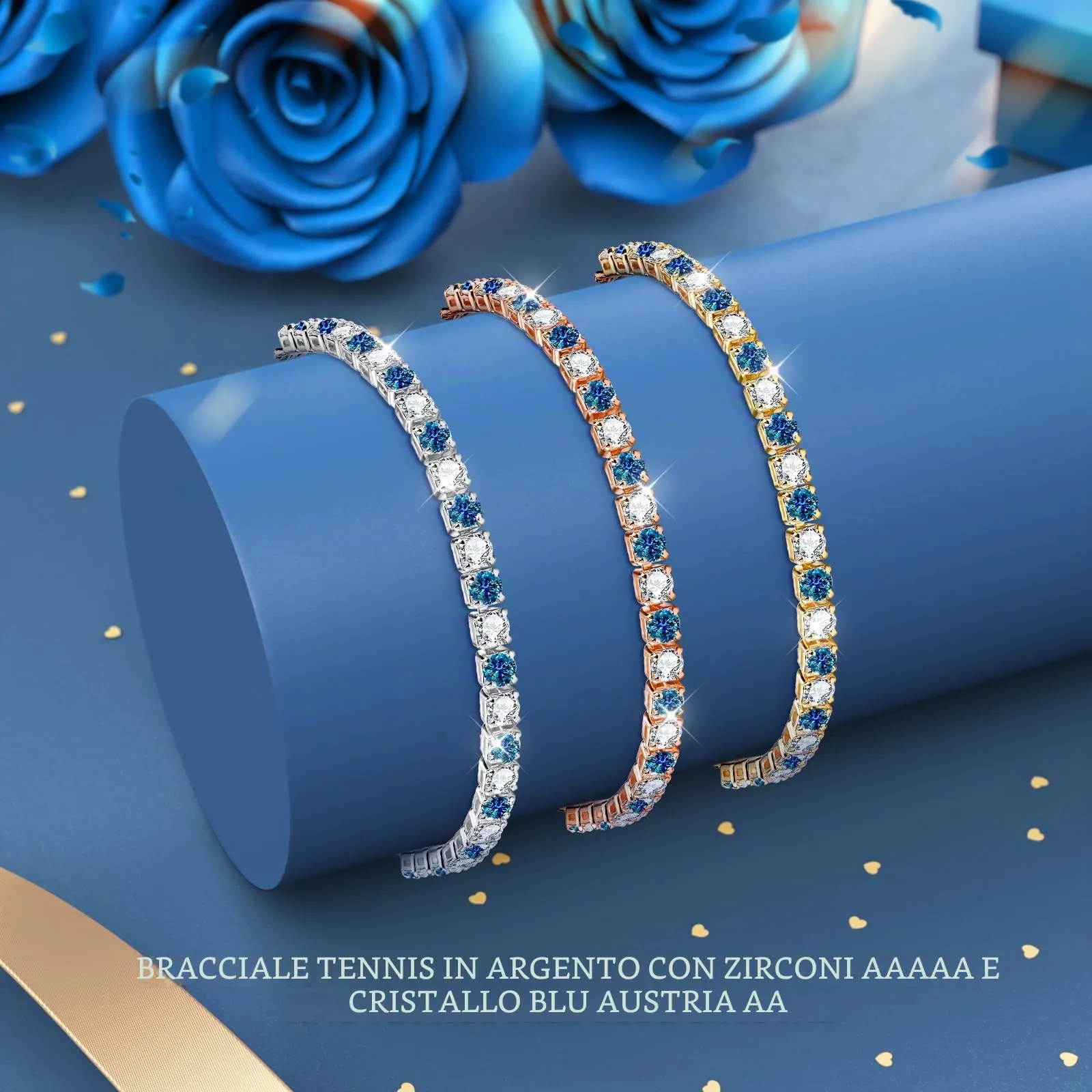 J.Fée Bracciale Tennis Donna in Argento 925 e Zircone 5A - immagine 5
