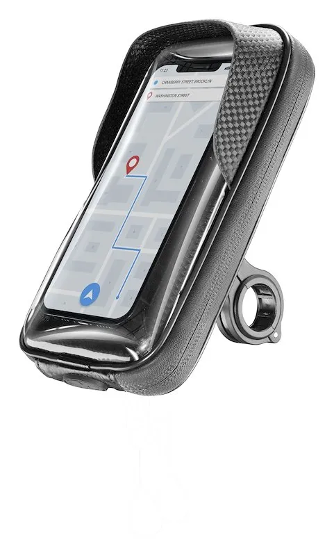 Cellularline Rider Shield Universal Waterproof Smartphone Handlebar Mount for Motorcycle and Bicycle - immagine 1