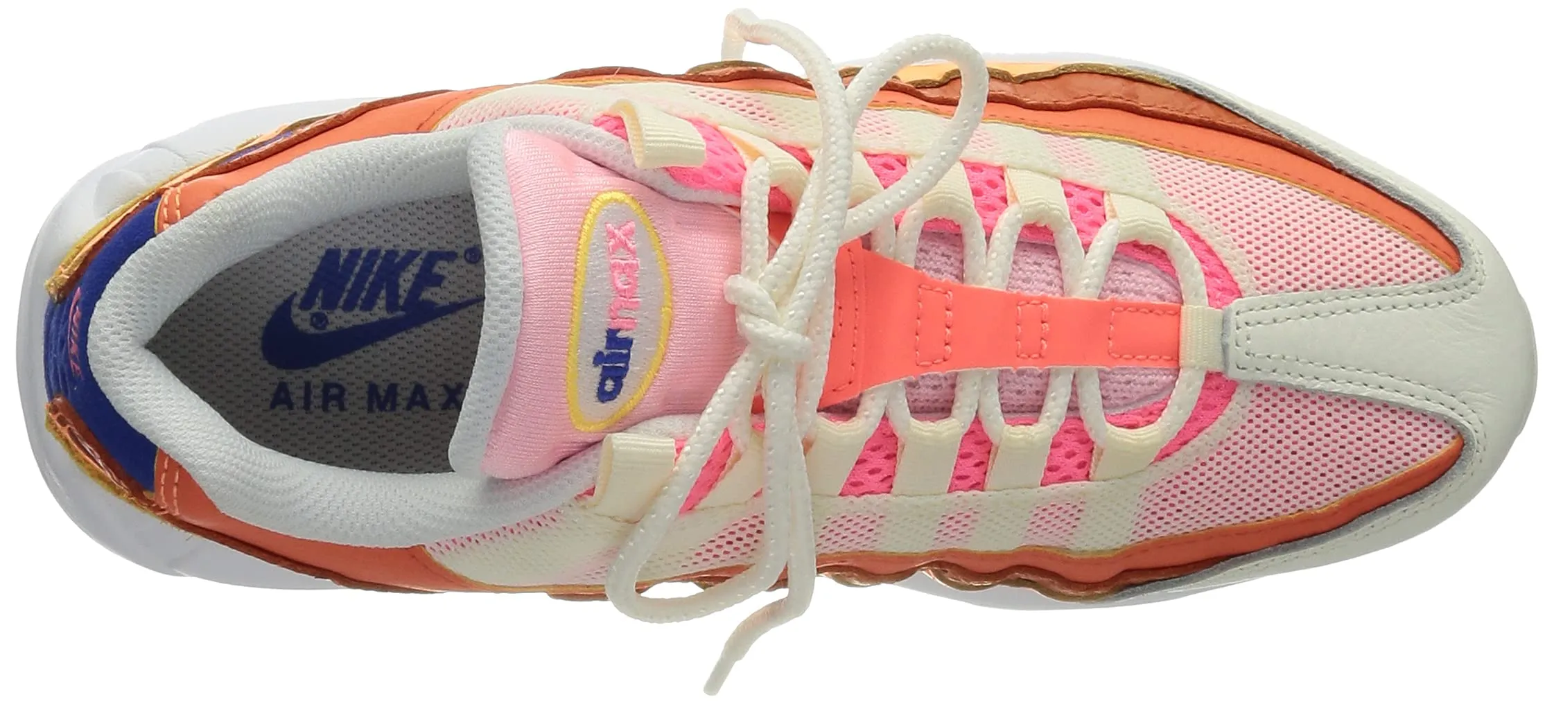Nike Air Max 95 Donna - Campfire Orange Racer Blue Sail - 37.5 EU - immagine 5