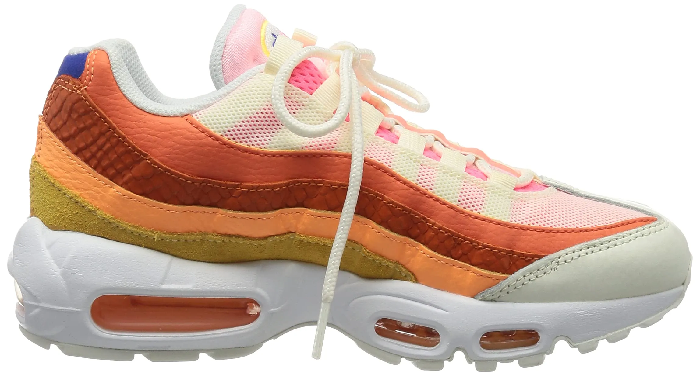 Nike Air Max 95 Donna - Campfire Orange Racer Blue Sail - 37.5 EU - immagine 6
