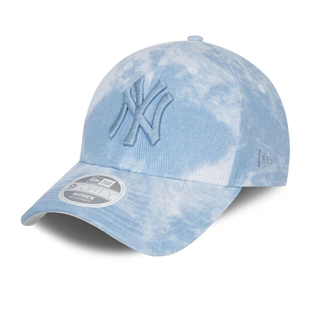 New Era New York Yankees MLB 9FORTY Basecap Denim Blue - Women's One Size - immagine 1
