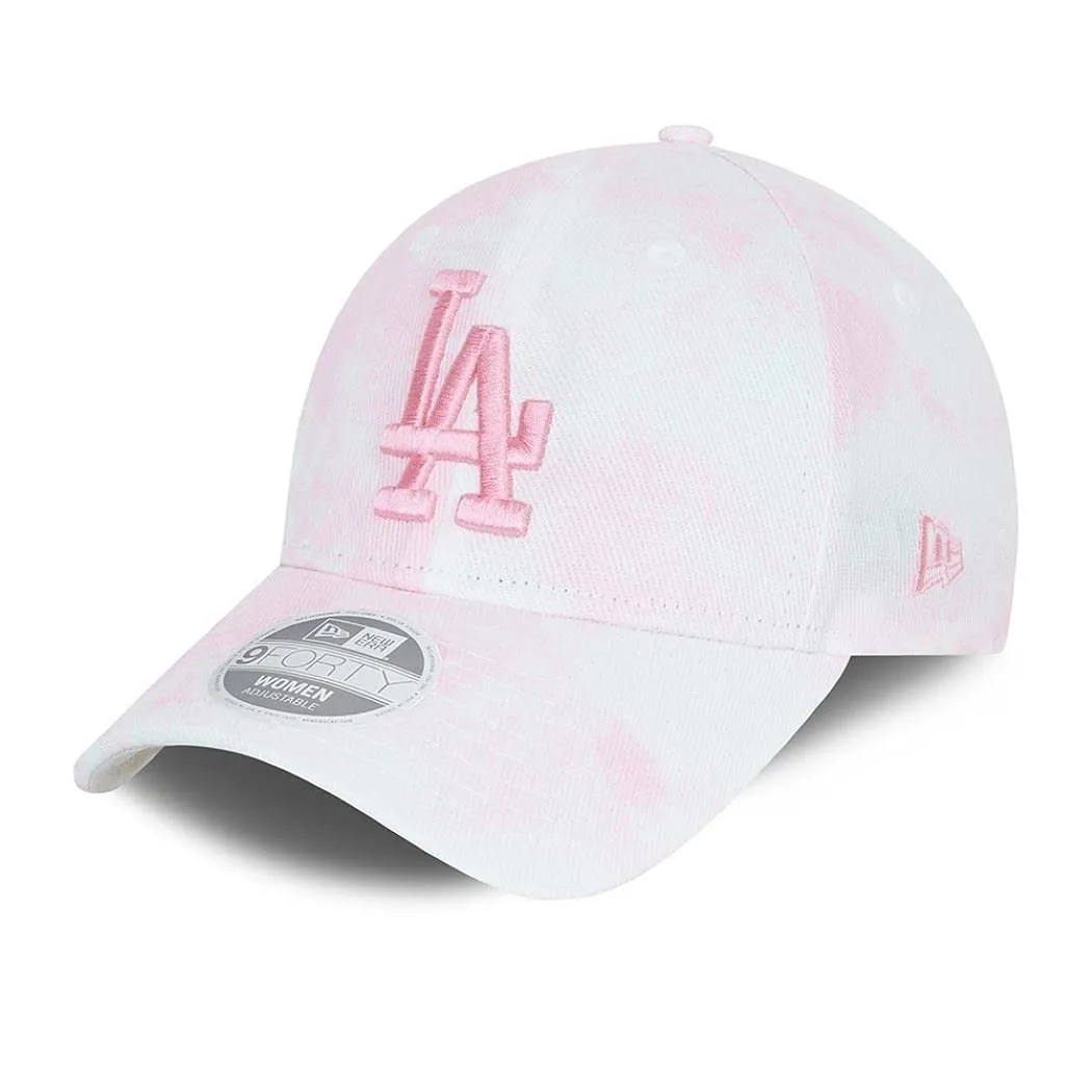 New Era Los Angeles Dodgers 9Forty MLB Baseball Cap Denim Pink - One Size - immagine 1
