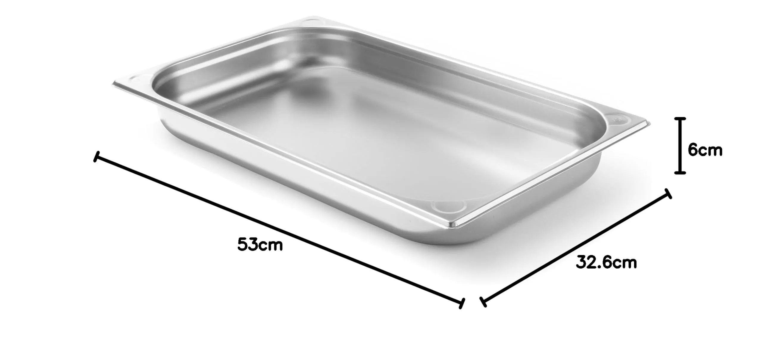 Hendi Kitchen Line Gastronorm GN 1/1 Container, 9L, 530x325x65mm, Acciaio Inox - immagine 4