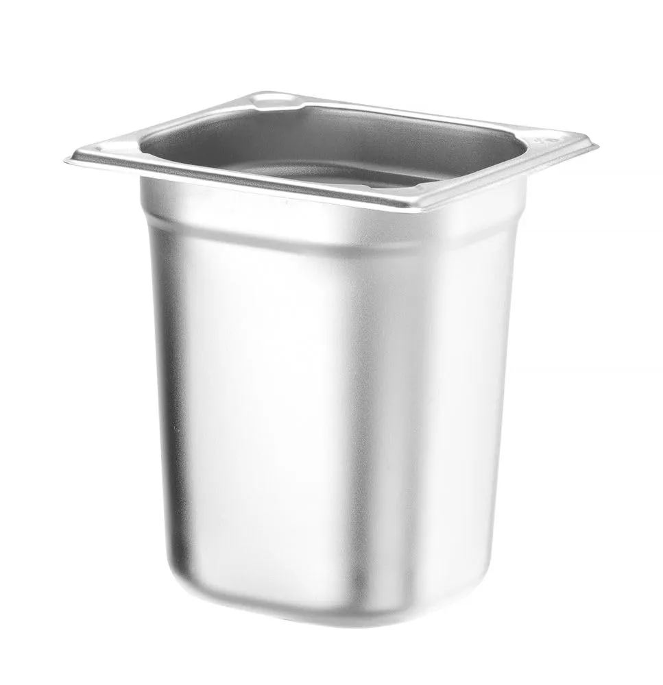 HENDI Contenitore Gastronorm GN 1/6, Acciaio Inox, 3.4L, 176x162x200mm - immagine 2