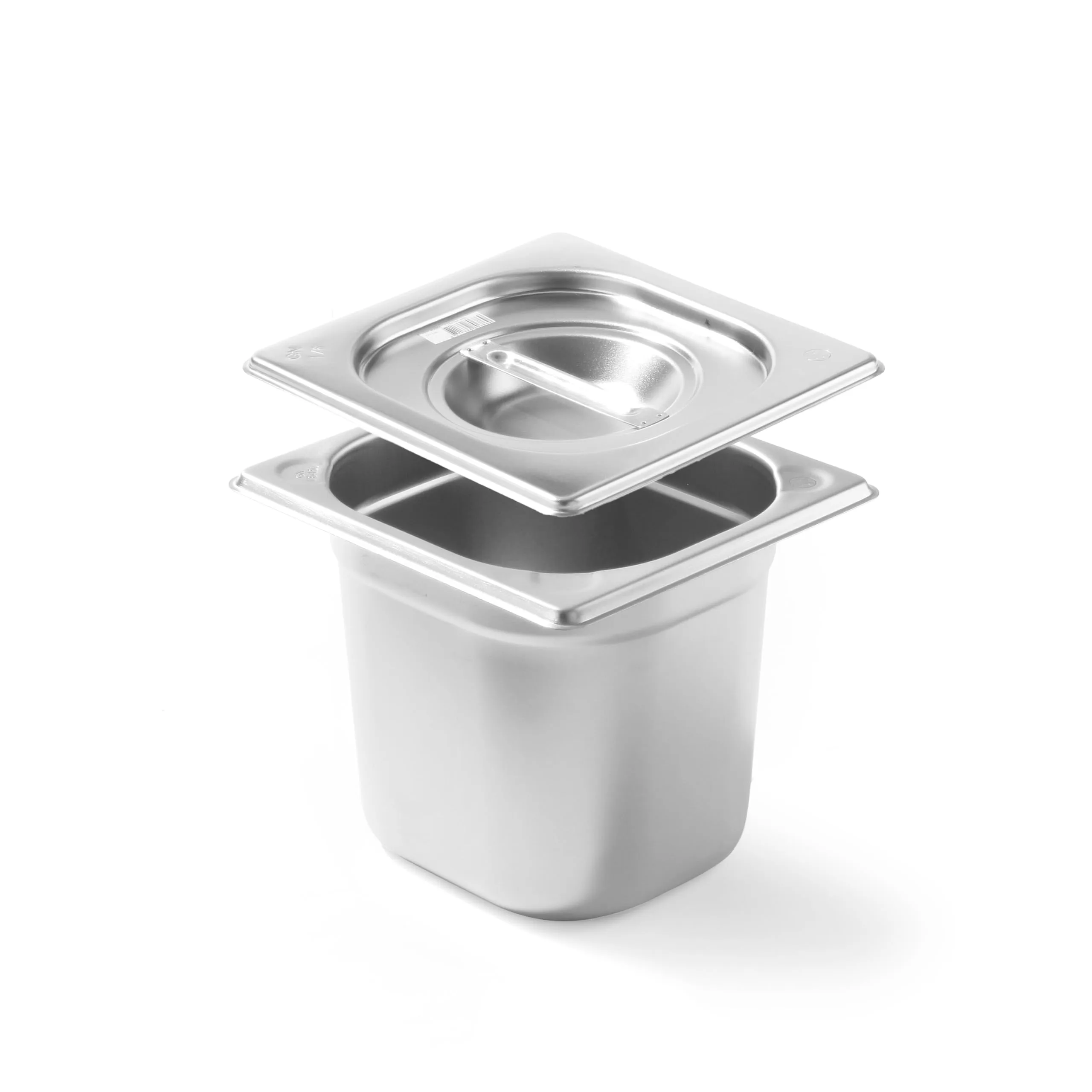 Hendi Coperchio Gastronorm GN 1/6 Kitchen Line, Acciaio Inox, 176x162mm - immagine 4