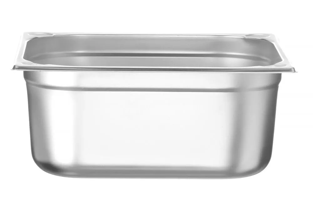 Hendi Contenitore Gastronorm GN 2/3 Kitchen Line, Acciaio Inox, 13L, 354x325x150mm - immagine 1