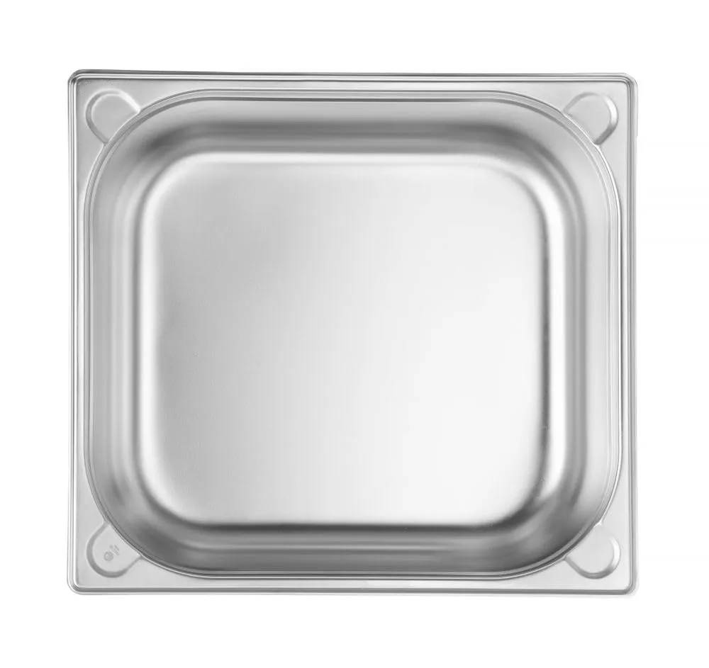 Hendi Contenitore Gastronorm GN 2/3 Kitchen Line, Acciaio Inox, 13L, 354x325x150mm - immagine 3