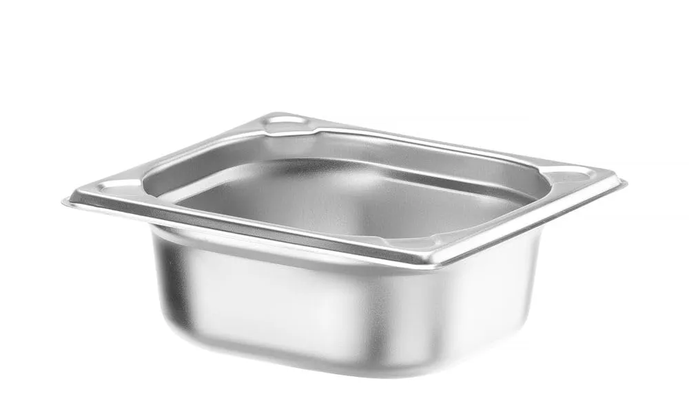 Hendi Contenitore Gastronorm GN 1/6 Kitchen Line, Acciaio Inox, 1L, 176x162x65mm - immagine 2