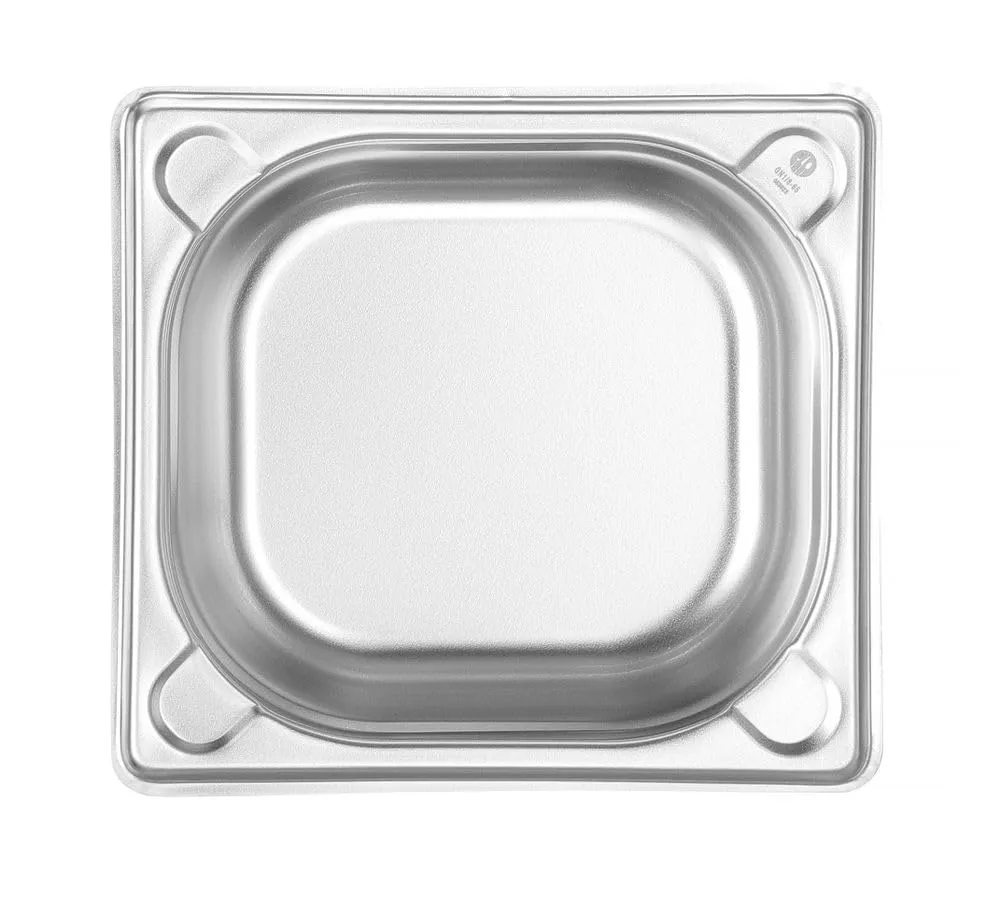 Hendi Contenitore Gastronorm GN 1/6 Kitchen Line, Acciaio Inox, 1L, 176x162x65mm - immagine 3
