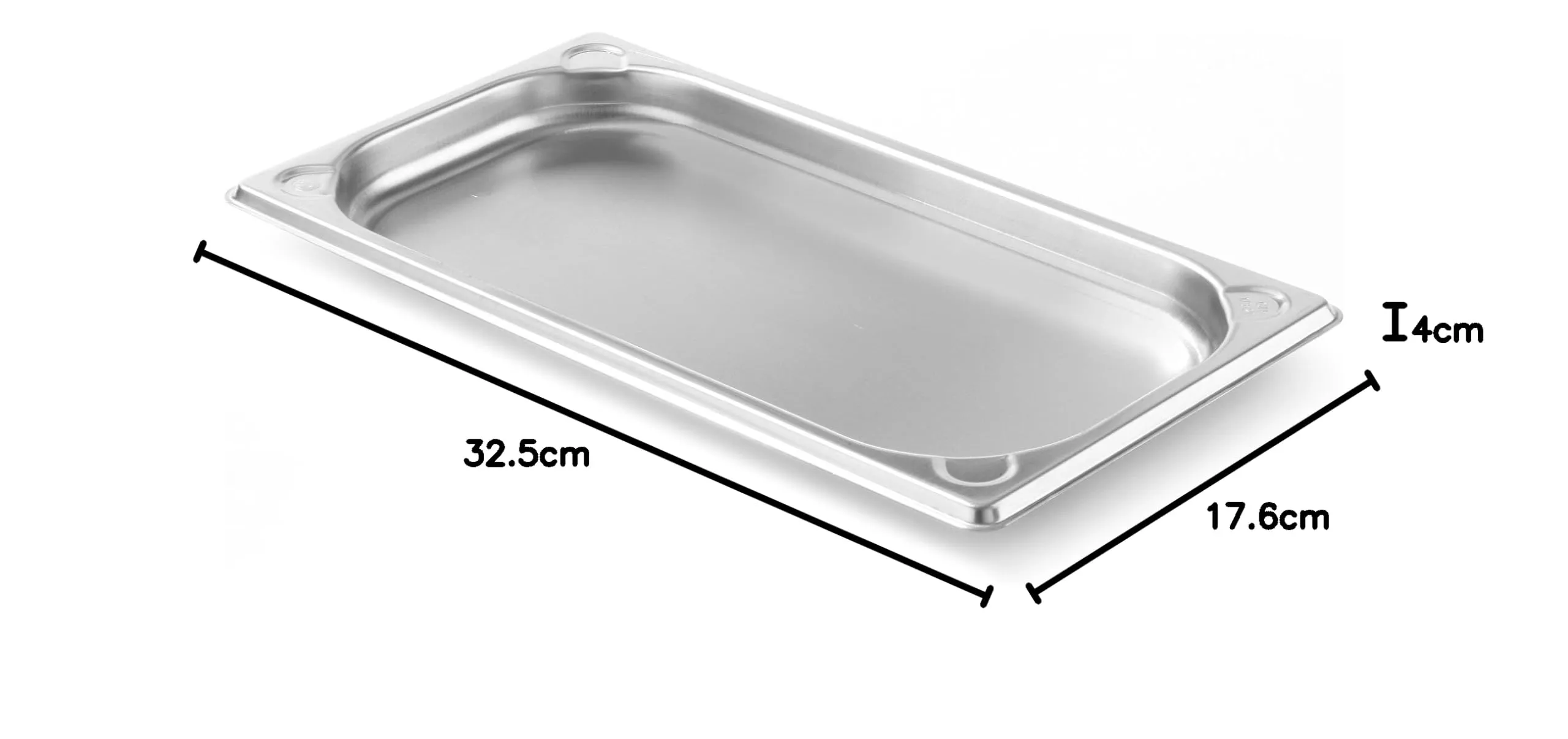 Hendi Contenitore Gastronorm GN 1/3, Acciaio Inox, 1.5L, 325x176x40mm - immagine 2