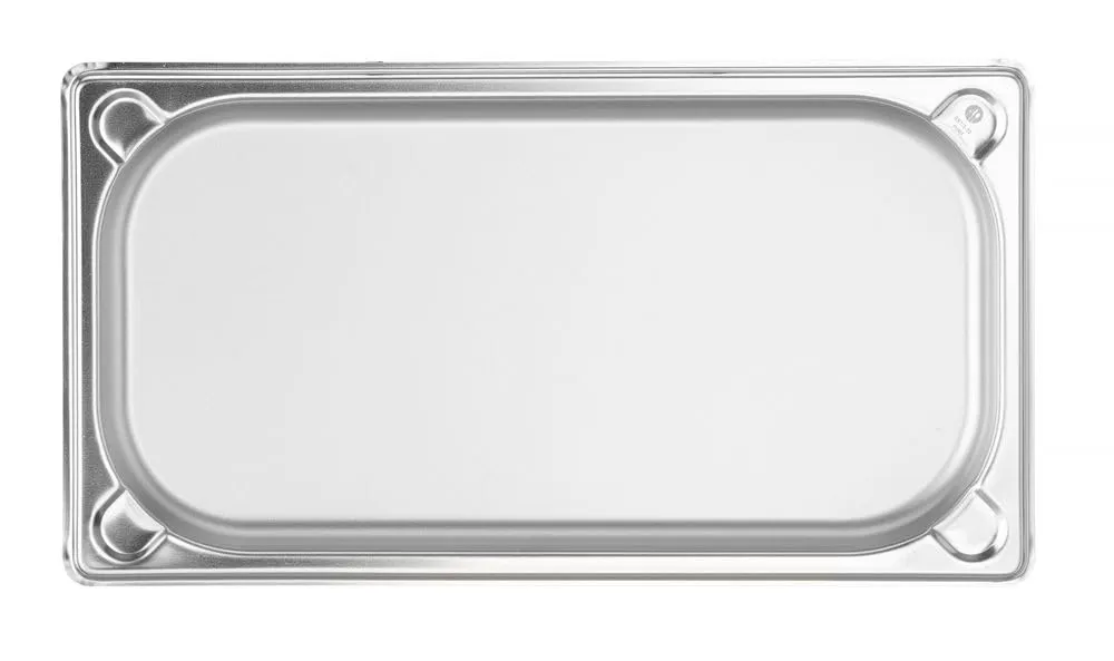 Hendi Contenitore Gastronorm GN 1/3 Kitchen Line, Acciaio Inox, 0.6L, 325x176x20mm - immagine 3