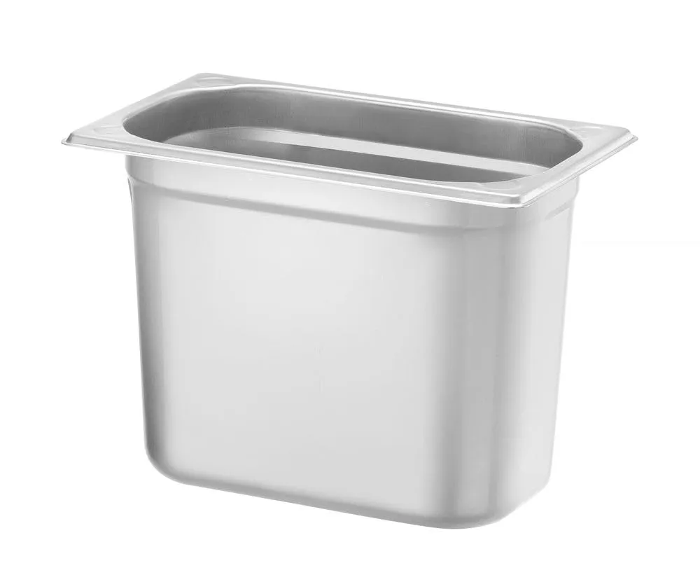 HENDI Contenitore Gastronorm GN 1/4 Kitchen Line, acciaio inox, 5.5L, 265x162x200mm - immagine 2