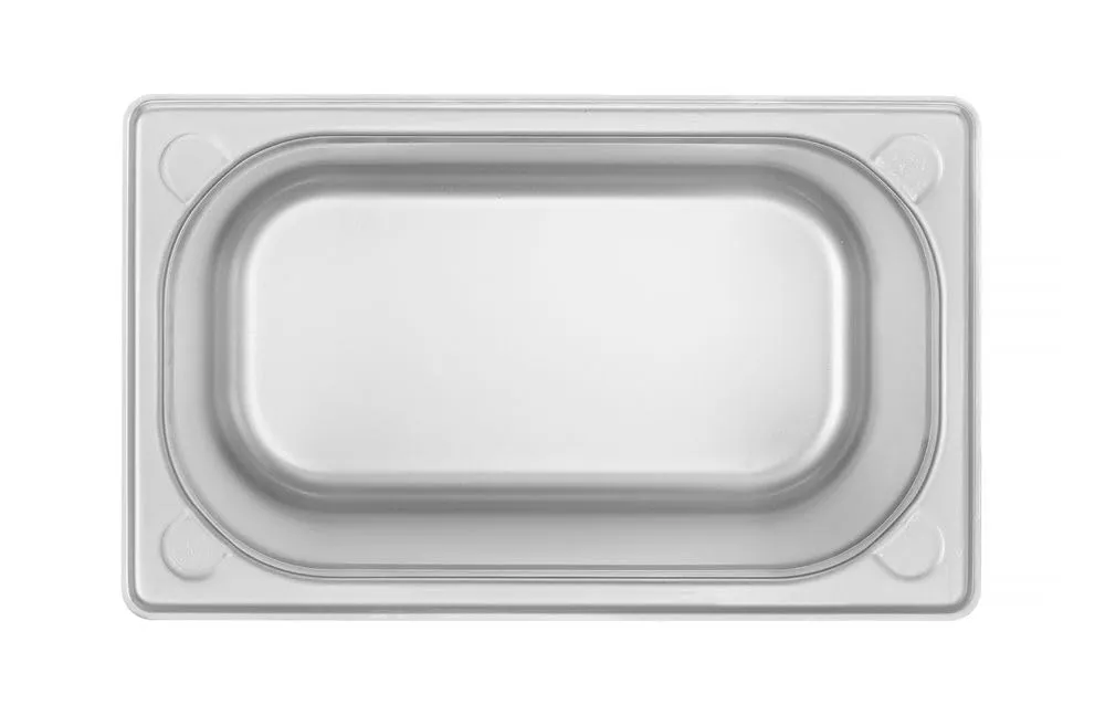HENDI Contenitore Gastronorm GN 1/4 Kitchen Line, acciaio inox, 5.5L, 265x162x200mm - immagine 3