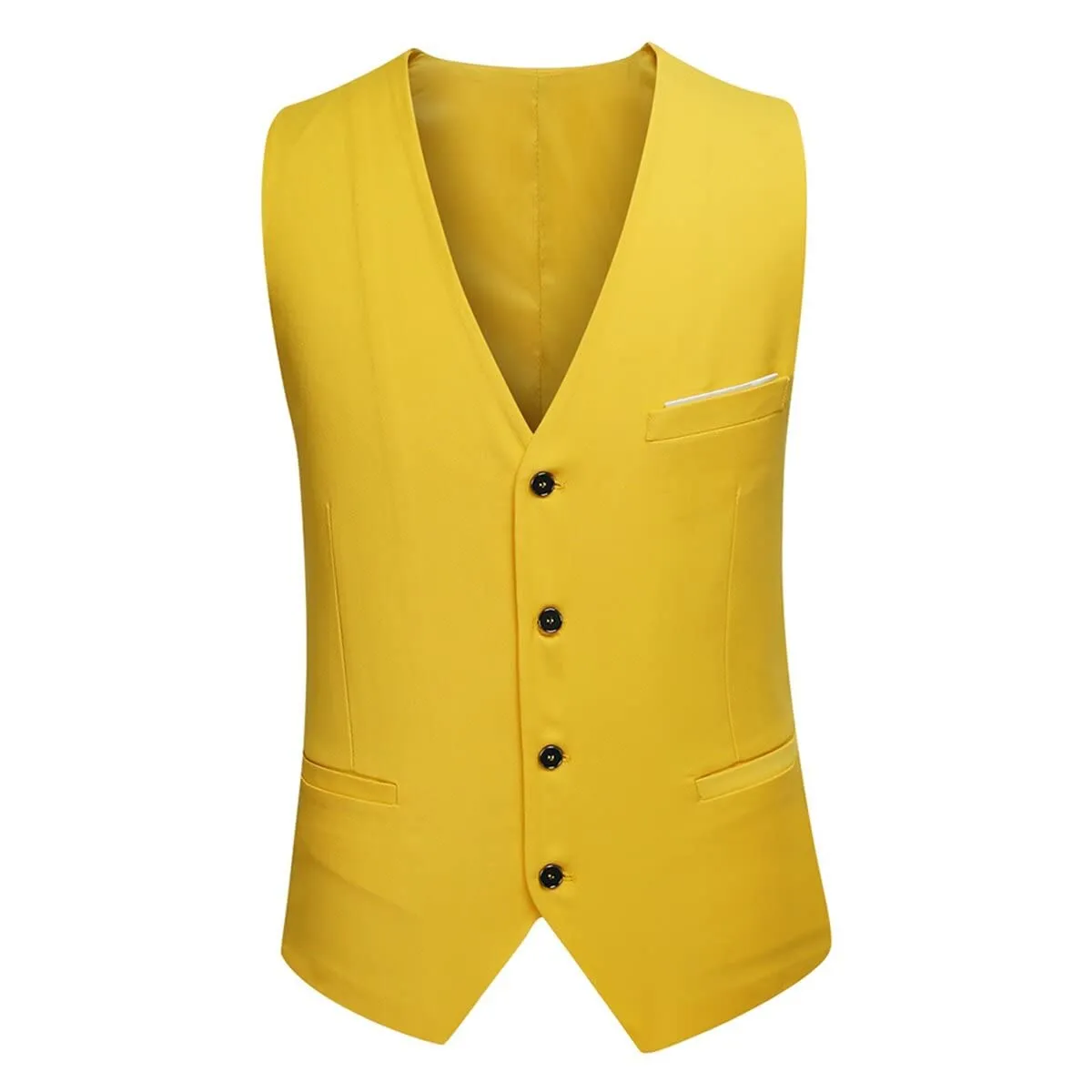 YOUTHUP Abito Uomo 3 Pezzi Slim Fit Blazer Gilet Pantaloni Elegante - immagine 4