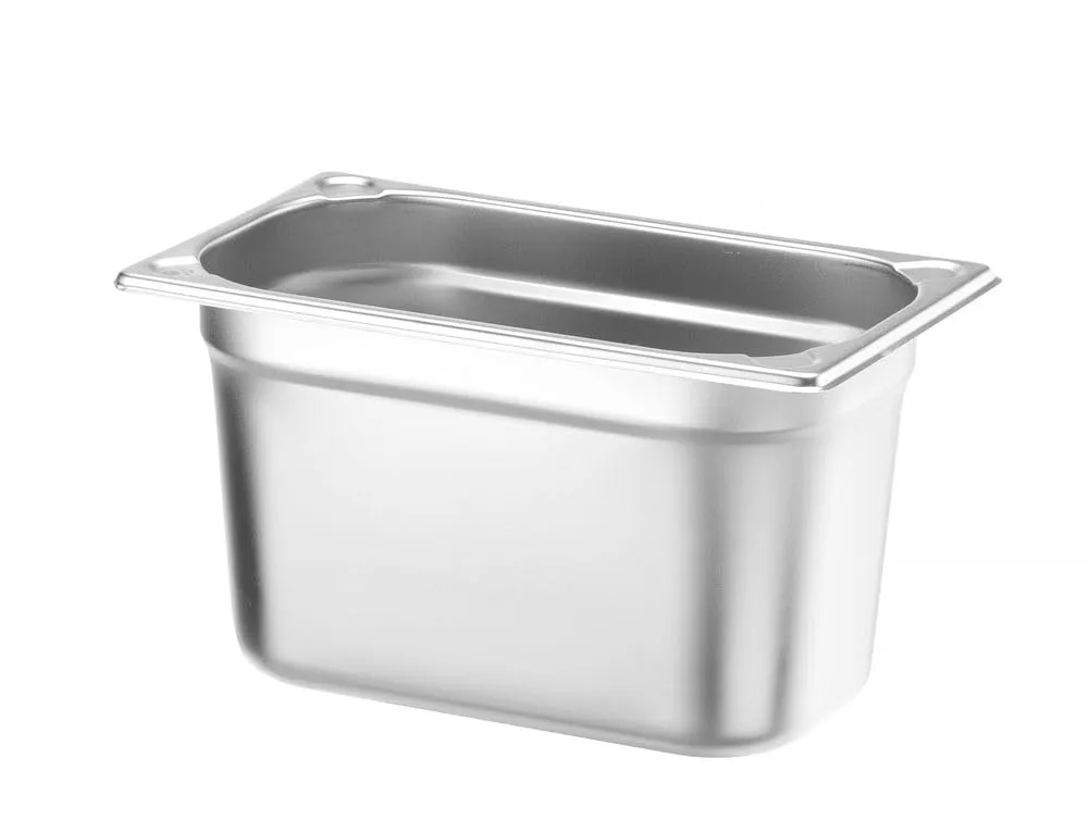 Hendi Contenitore Gastronorm GN 1/4 Kitchen Line, 4L, Acciaio Inox, 265x162x150mm - immagine 2