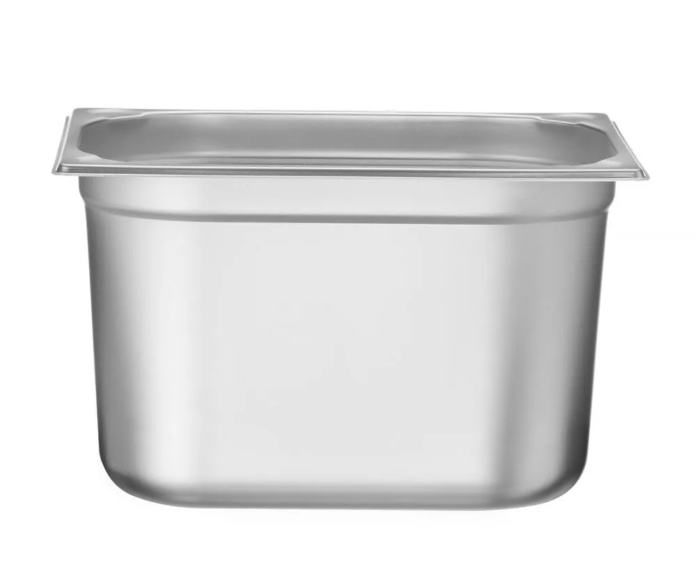 HENDI Contenitore Gastronorm GN 1/2 Kitchen Line, Acciaio Inox, 12.5L, 325x265x200mm - immagine 1