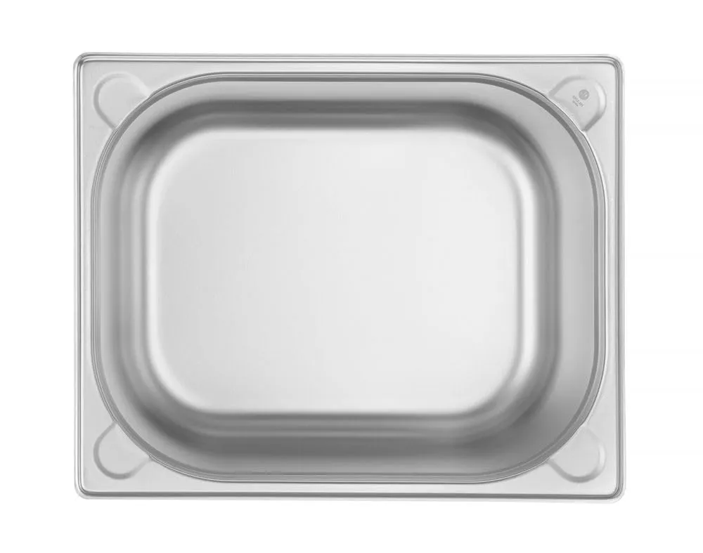 HENDI Contenitore Gastronorm GN 1/2 Kitchen Line, Acciaio Inox, 12.5L, 325x265x200mm - immagine 2