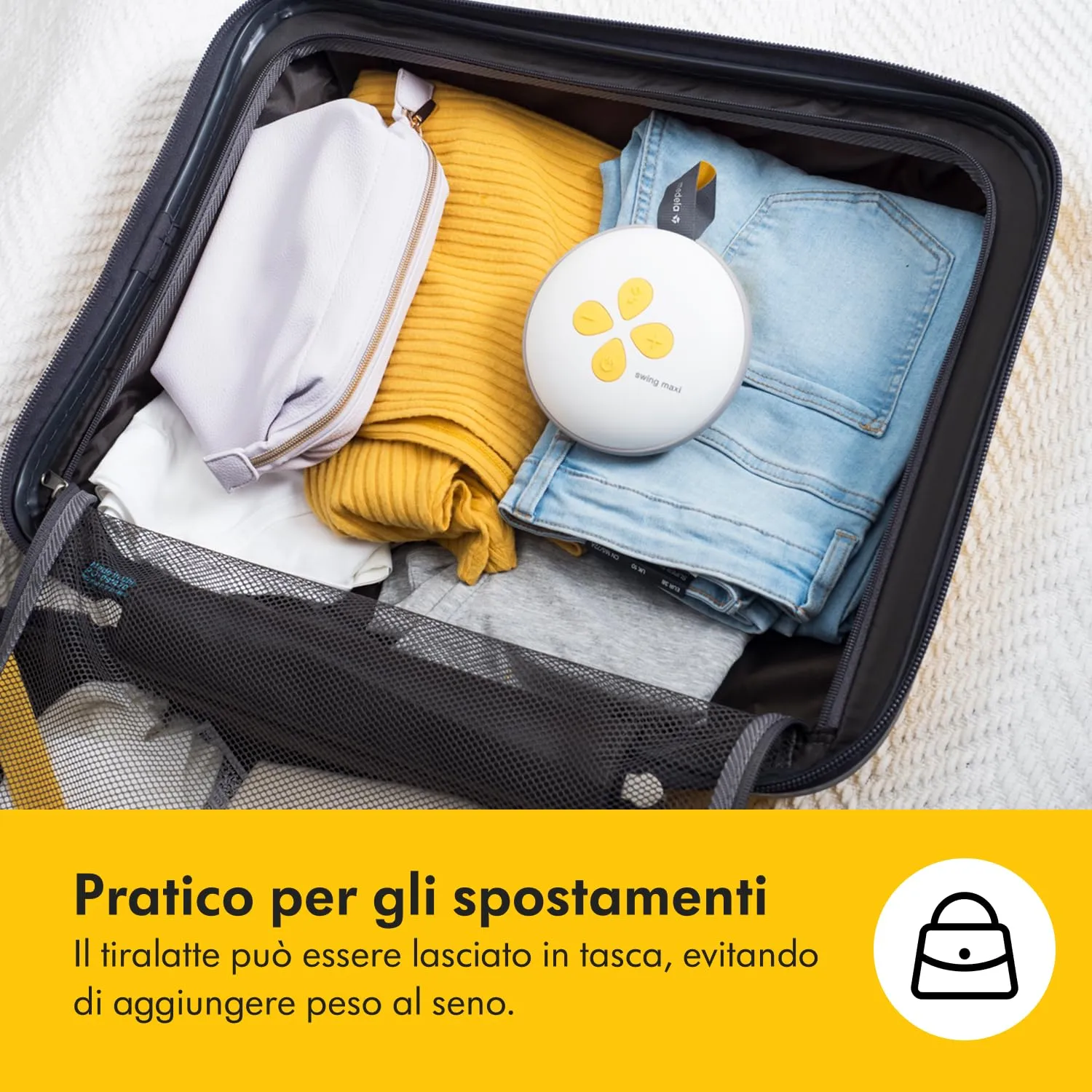 Medela Swing Maxi Tiralatte Elettrico Doppio - immagine 8