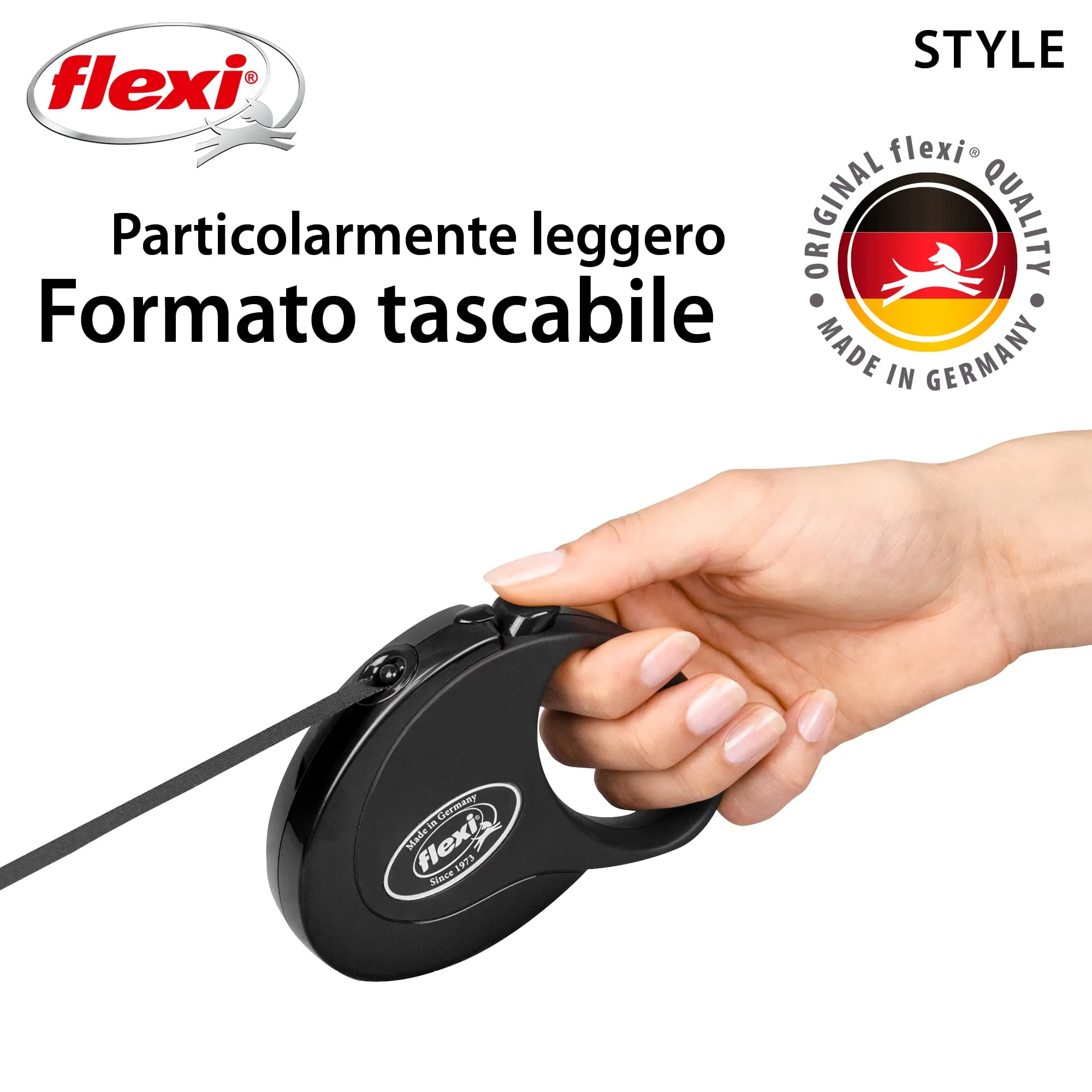 Flexi Nastro Stile Della Cinghia - Cranberry - 3 meters - immagine 7