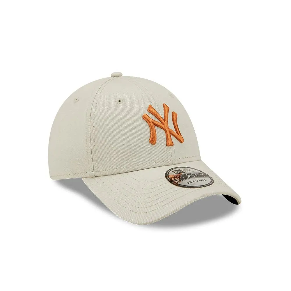 New Era York Yankees MLB League Essential 9Forty Adjustable Cap - Stone - immagine 3