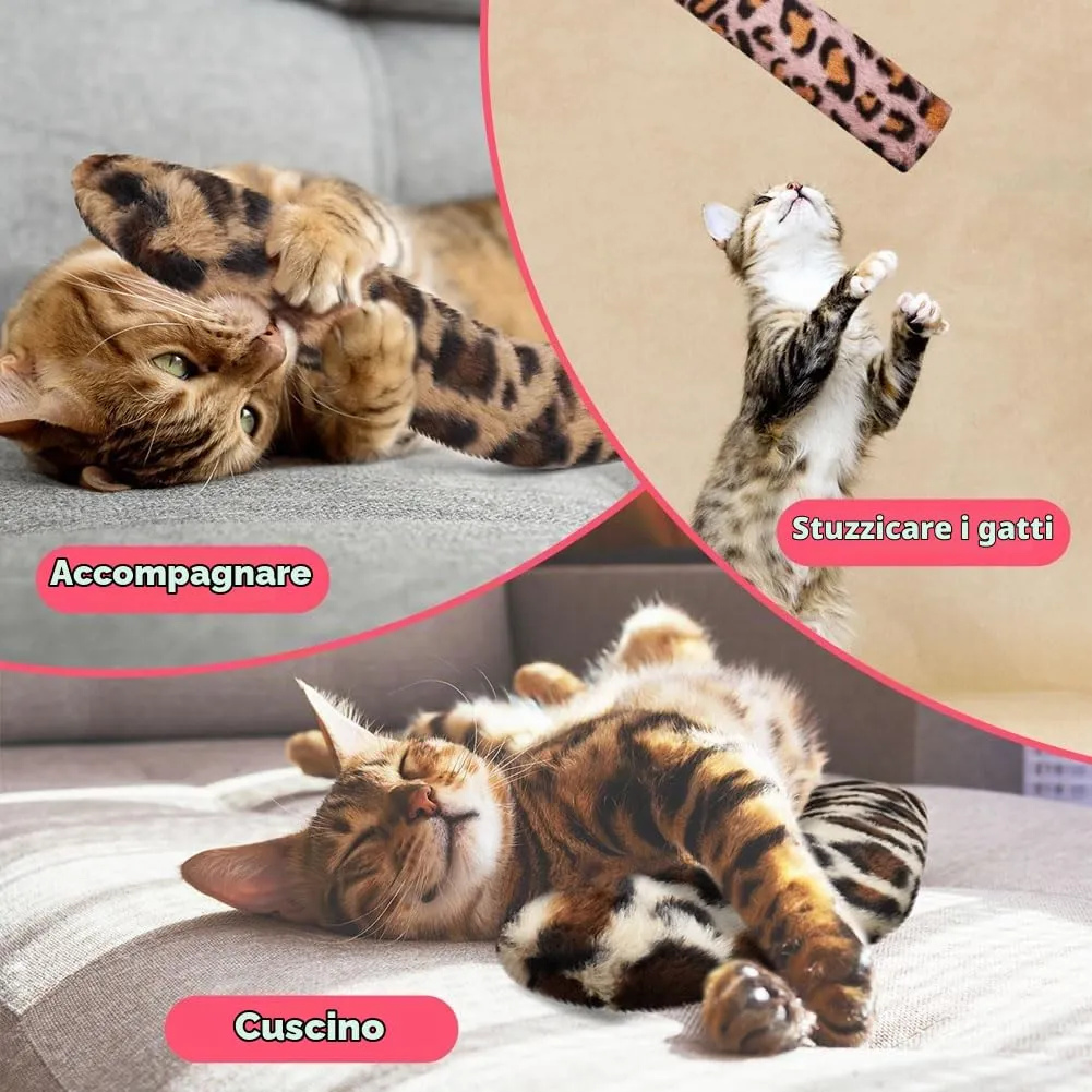 OSDUE Giocattoli Erba Gatta, 3 Pezzi Cuscini Interattivi in Peluche - immagine 5