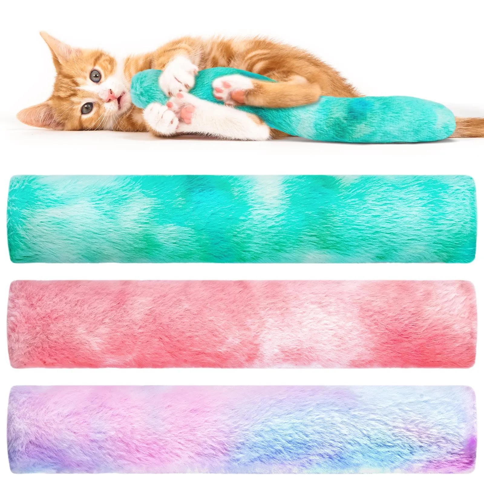 OSDUE Giocattoli Erba Gatta, Set di 3 Cuscini Interattivi in Peluche - immagine 1