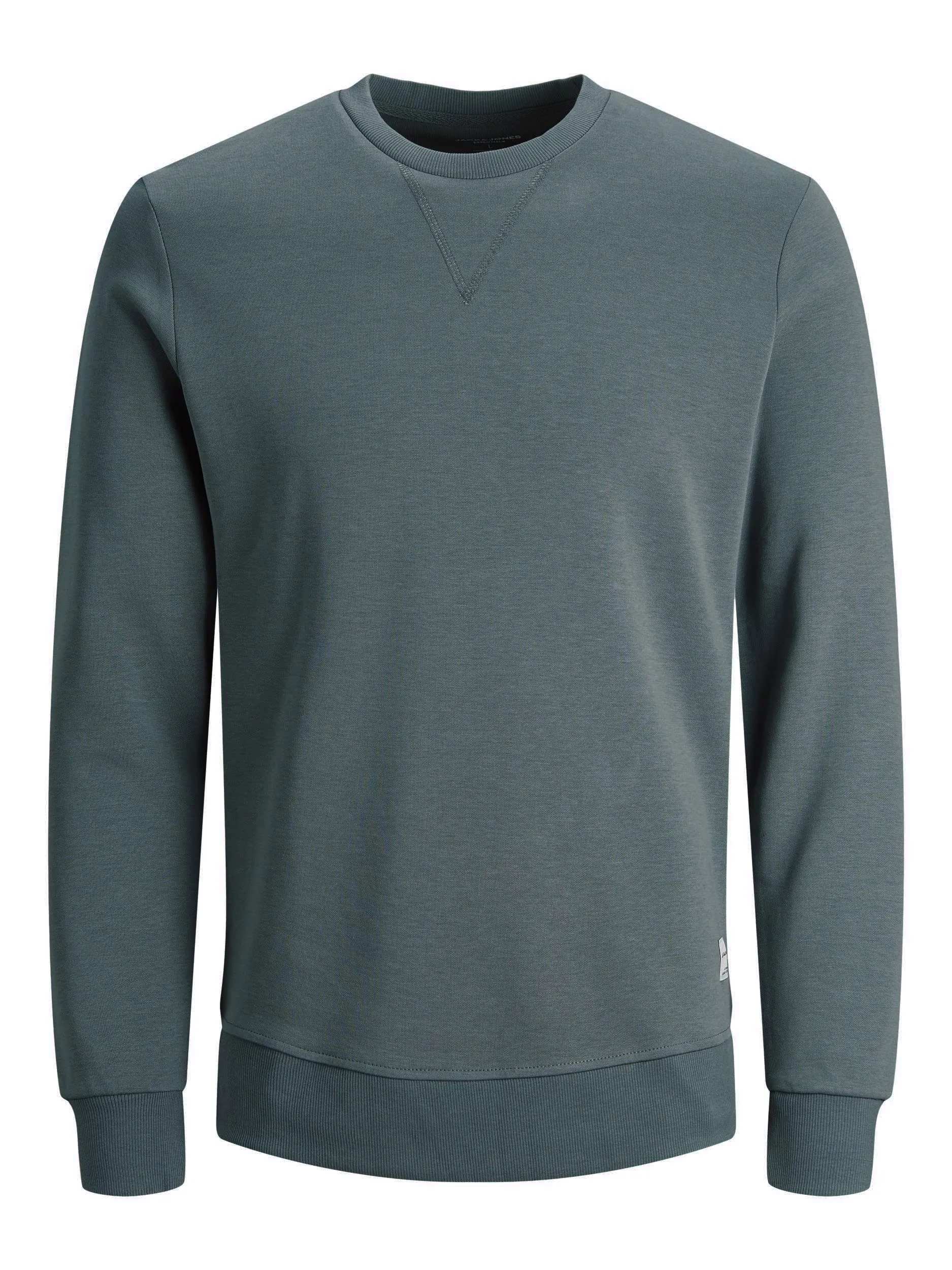 Jack & Jones Felpa Basic da Uomo con Scollo Rotondo, Dark Slate, S - immagine 1