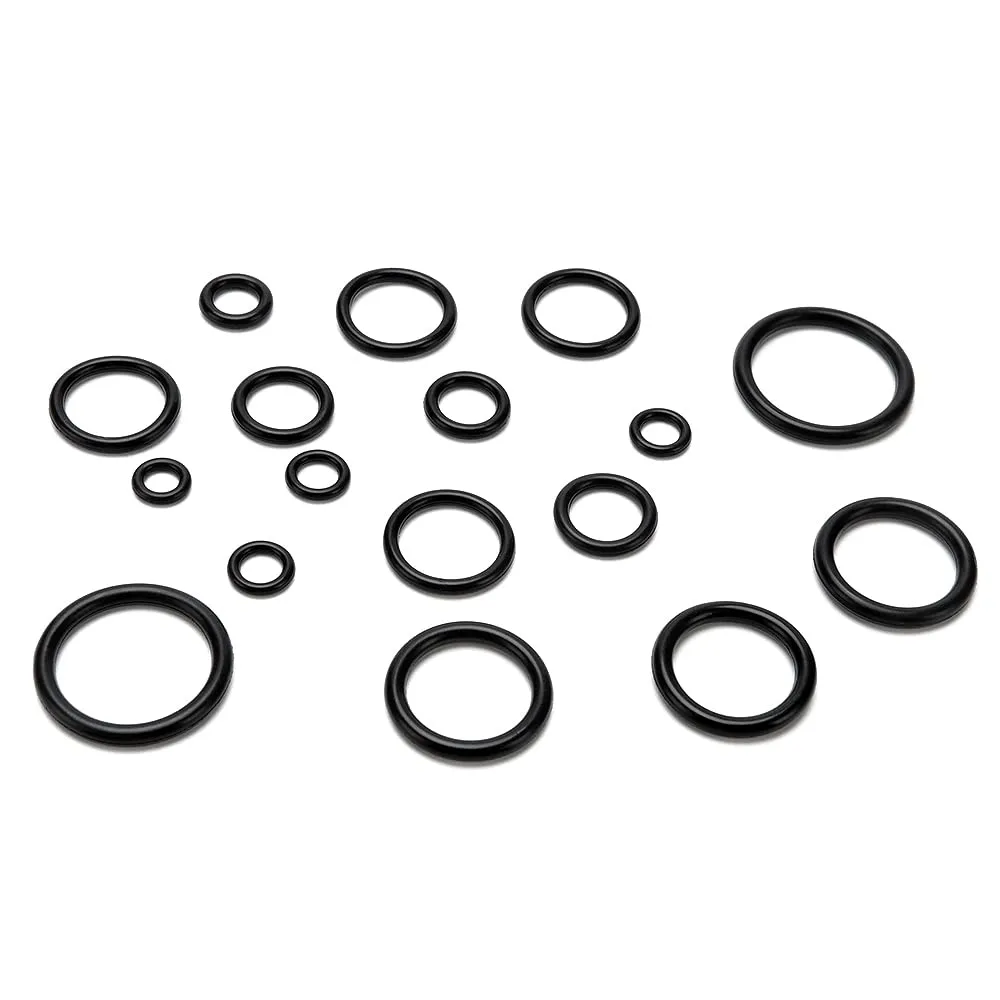 YIXISI Kit Assortimento O-ring in Gomma Nitrilica, 420 Pezzi, 24 Misure, Nero - immagine 4