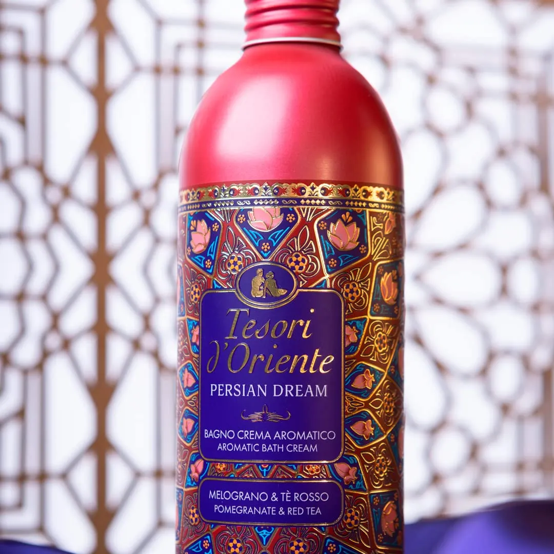 Tesori d'Oriente Bagno Crema Persian Dream Melograno e Tè Rosso, 500ml - immagine 2