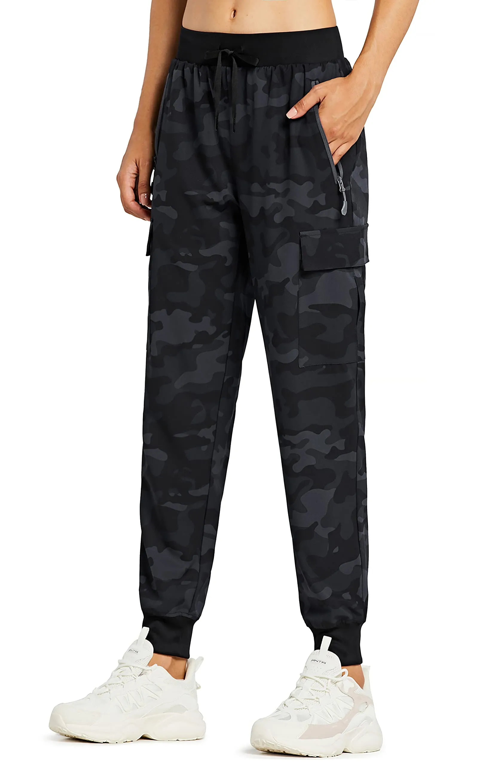 Libin Pantaloni Cargo da Donna Leggeri ad Asciugatura Rapida da Trekking e Sport, XS - immagine 1