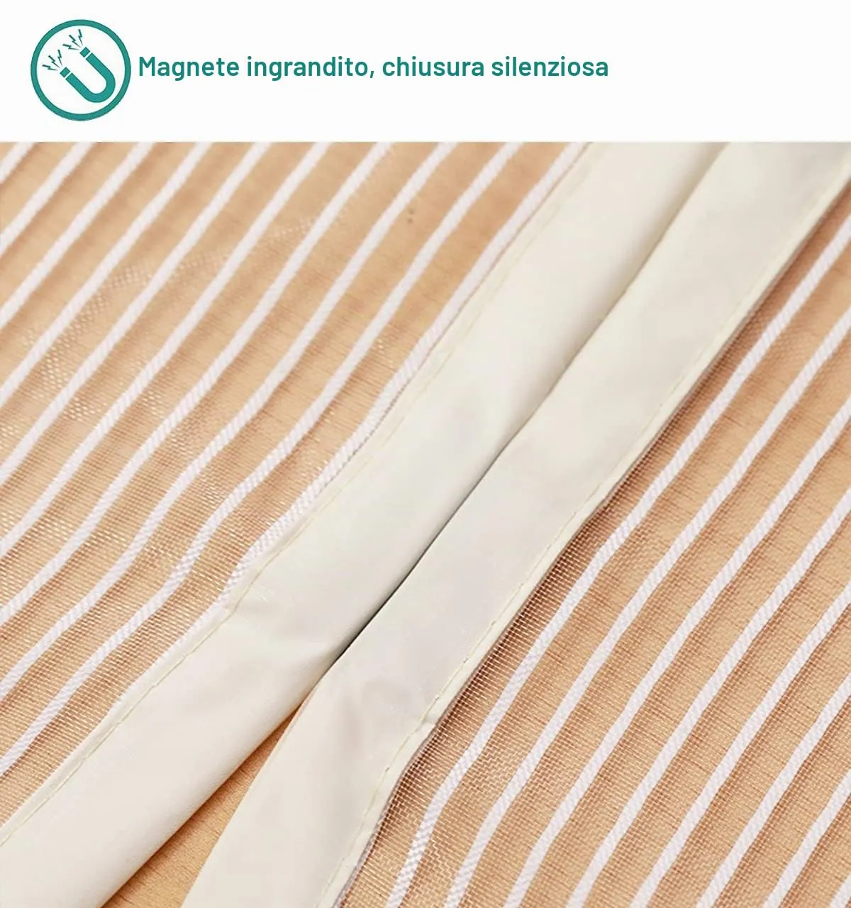 Meet Beauty Zanzariera Magnetica per Porte, 100x250 cm, Bianca - immagine 5