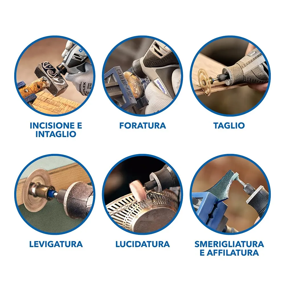 Dremel 4250 Multiutensile 175 W Kit con 3 Complementi e 45 Accessori - immagine 4
