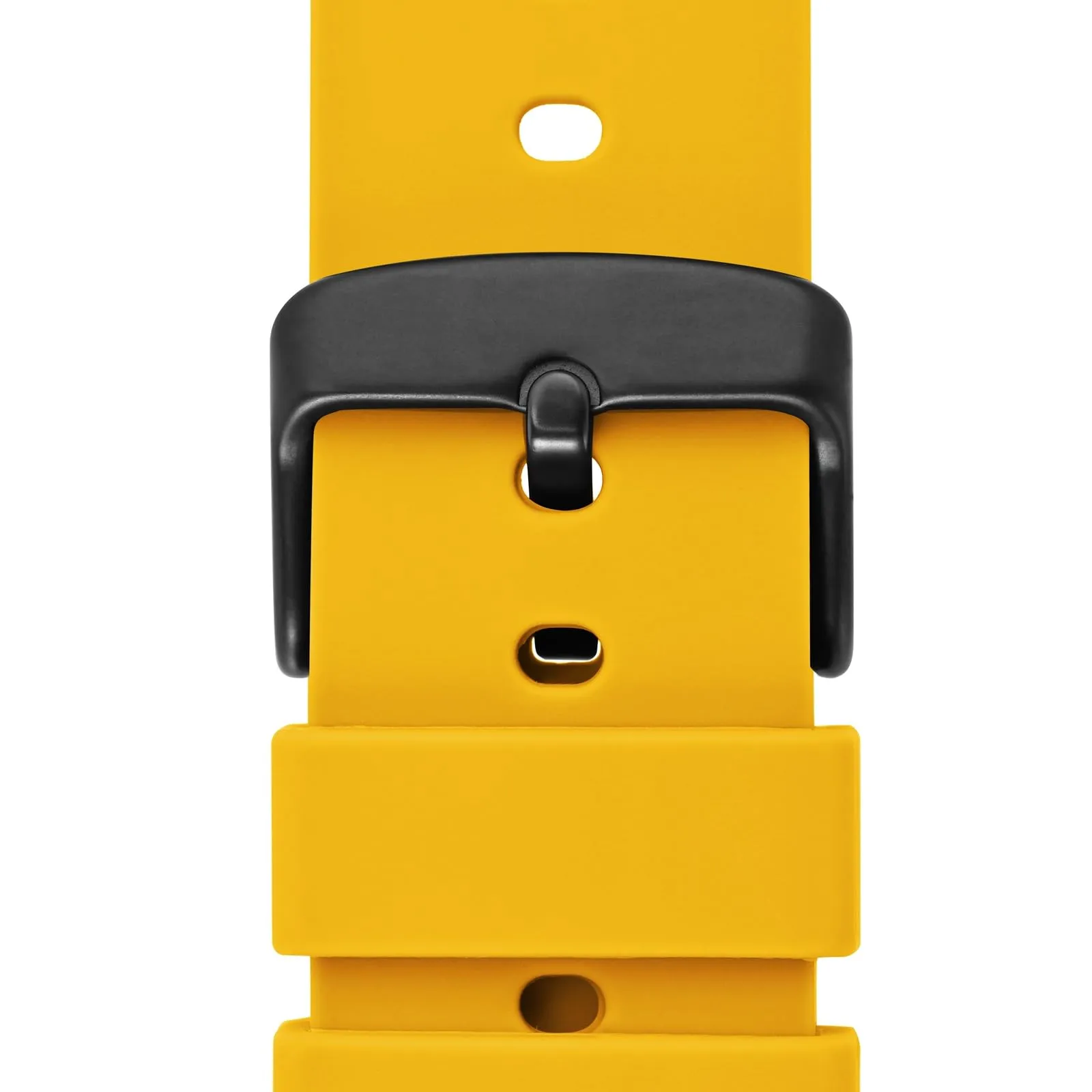 WOCCI Cinturino in Silicone 21mm con Fibbia Nera, Giallo - immagine 9