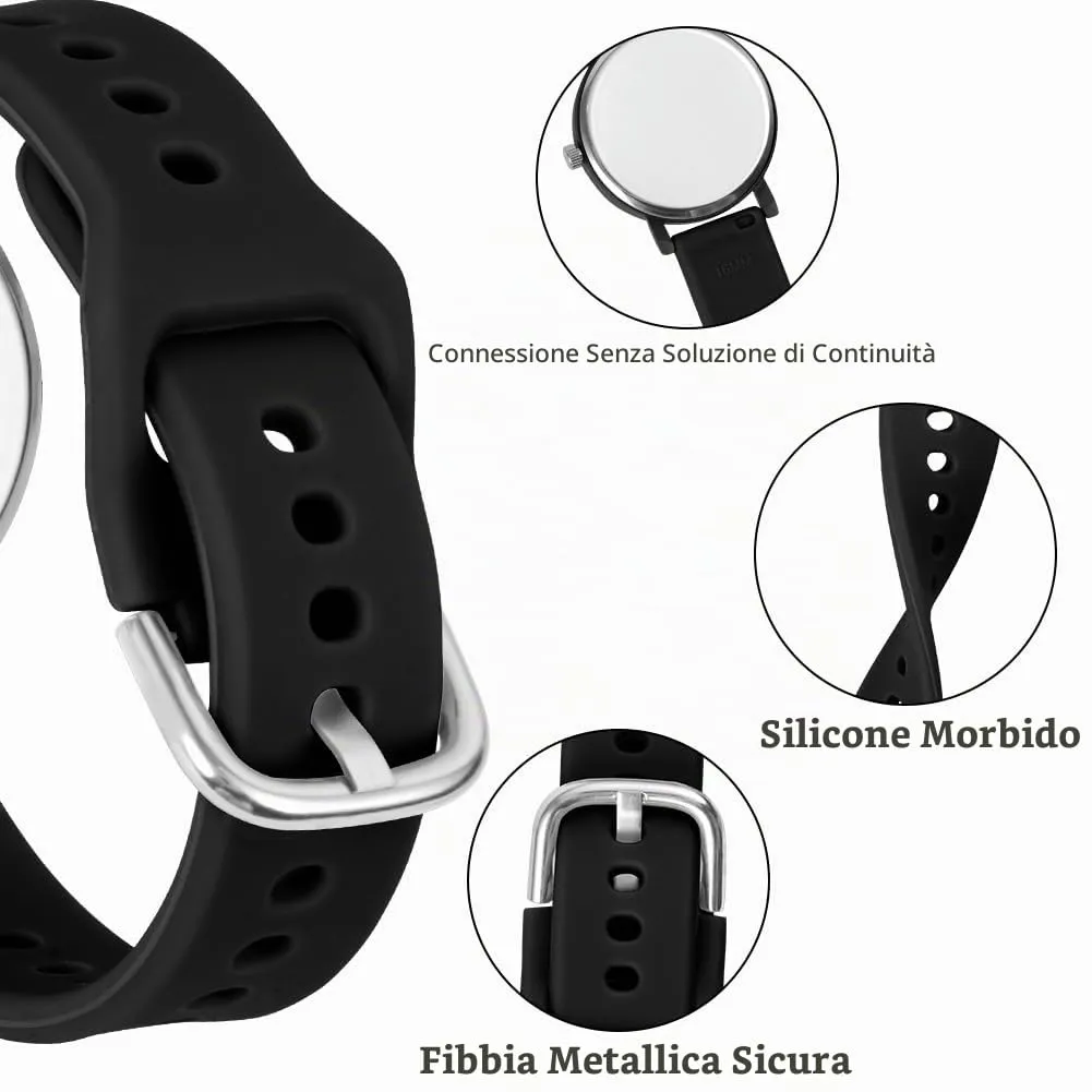 OFFCUP Orologio Analogico al Quarzo da Donna in Silicone - immagine 3