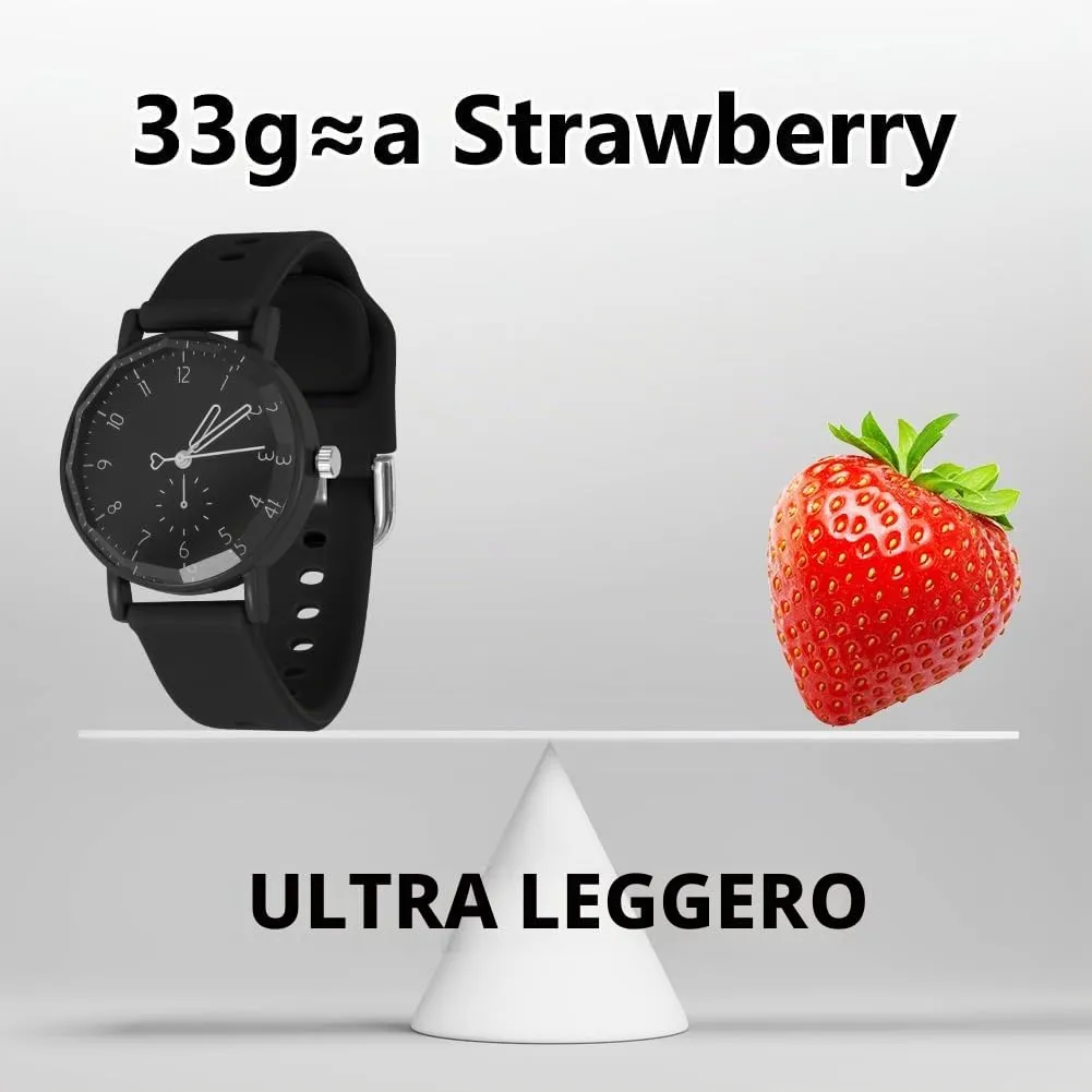 OFFCUP Orologio Analogico al Quarzo da Donna in Silicone - immagine 4