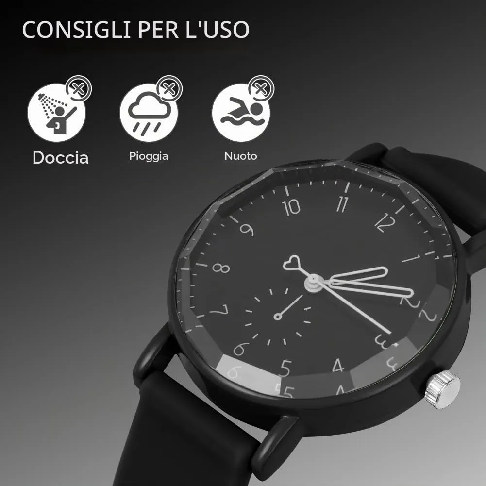 OFFCUP Orologio Analogico al Quarzo da Donna in Silicone - immagine 5