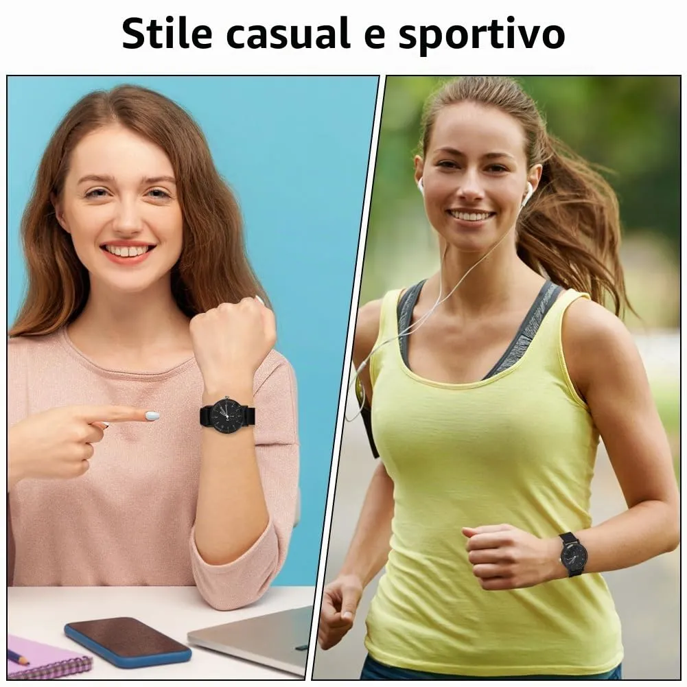 OFFCUP Orologio Analogico al Quarzo da Donna in Silicone - immagine 7