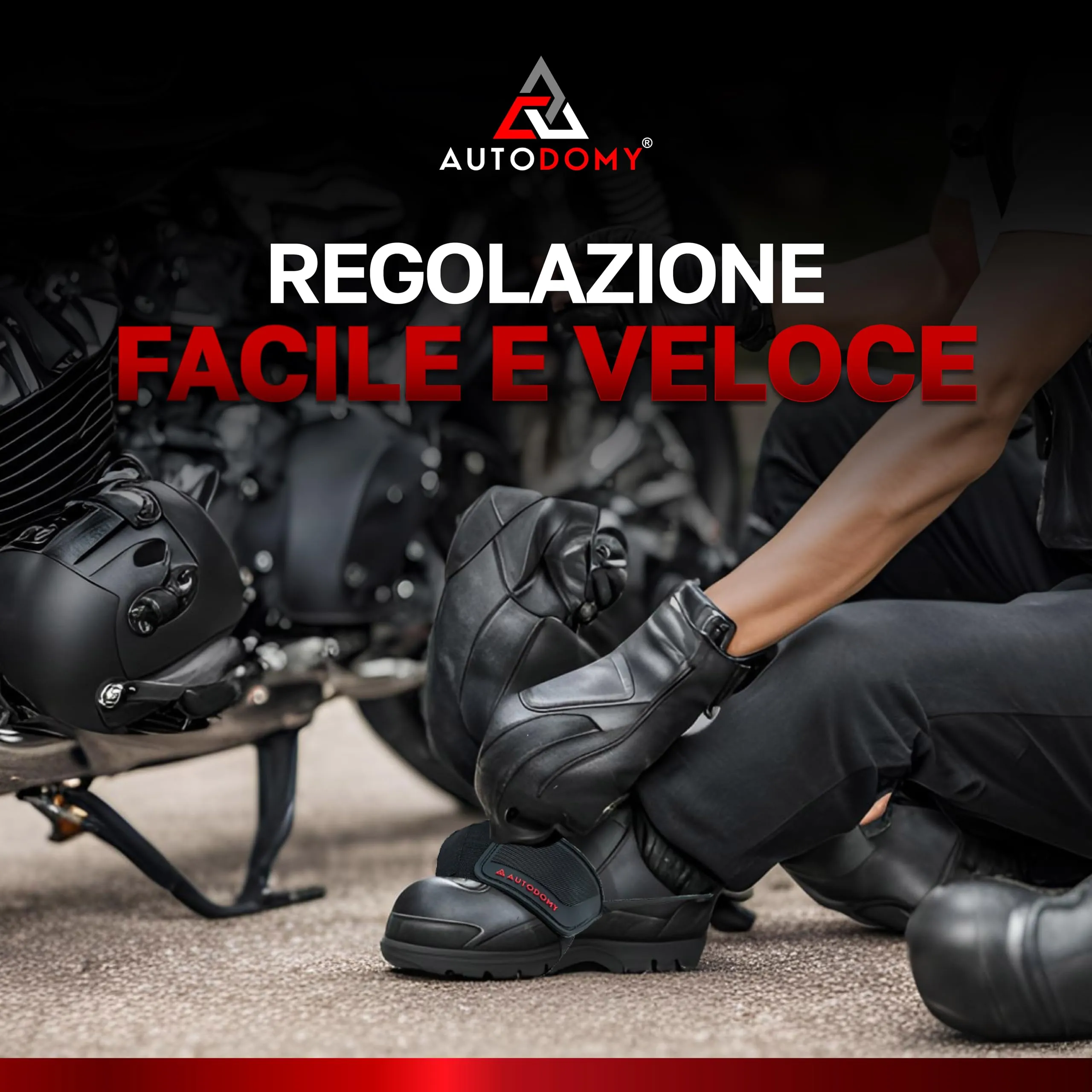 Autodomy Protezione Scarpe Moto Leva Cambio Copriscarpe per Motociclo Quad ATV V1 - immagine 5