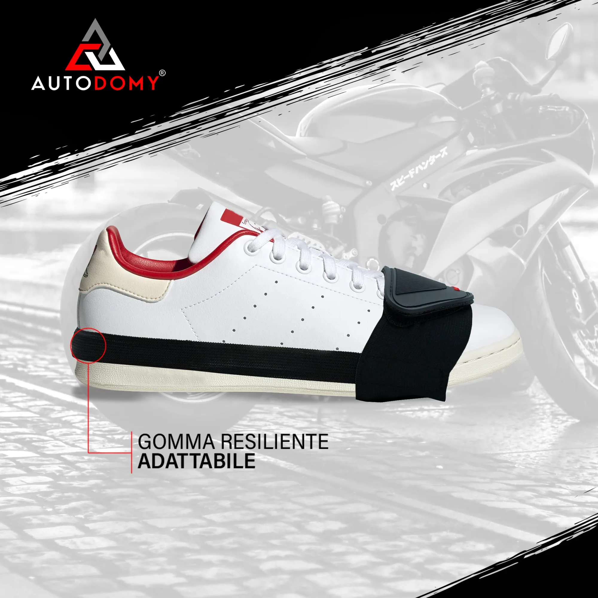 Autodomy Protezione Scarpe Moto Leva Cambio Copriscarpe per Motociclo Quad ATV V1 - immagine 6