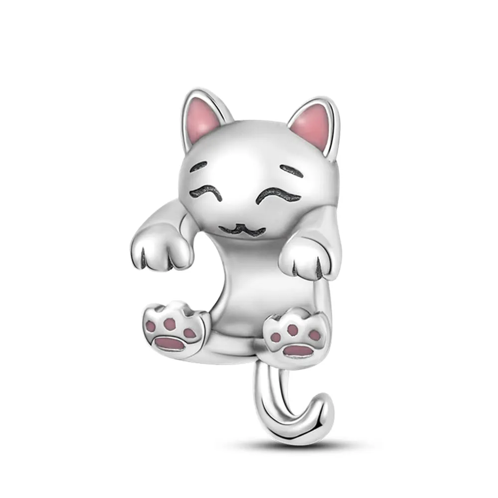 Pandach Bead Charm in Argento Sterling 925 con Cubic Zirconia per Braccialetti e Collane europei - immagine 1