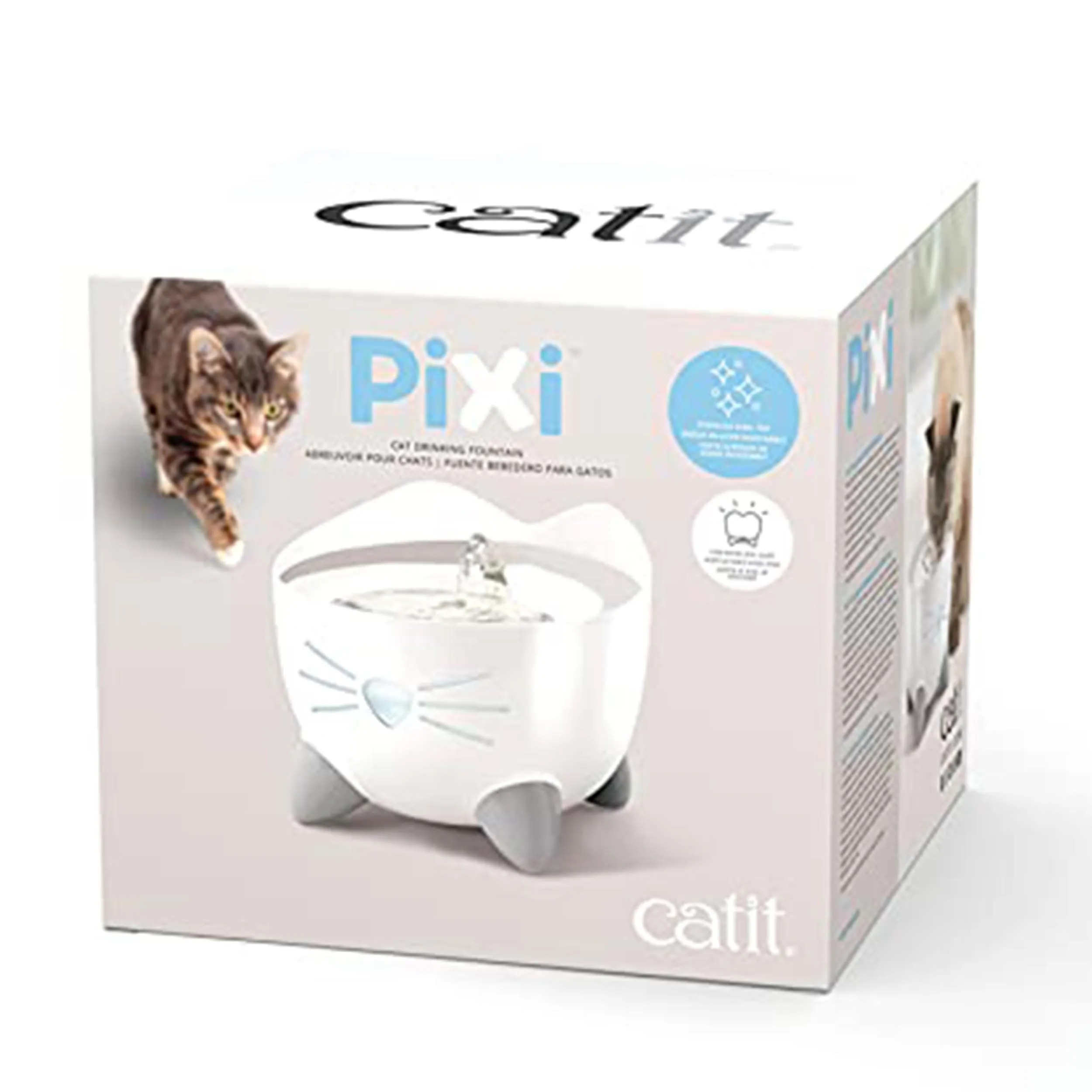 Catit Pixi Water Fountain, 2.5L, White - immagine 7