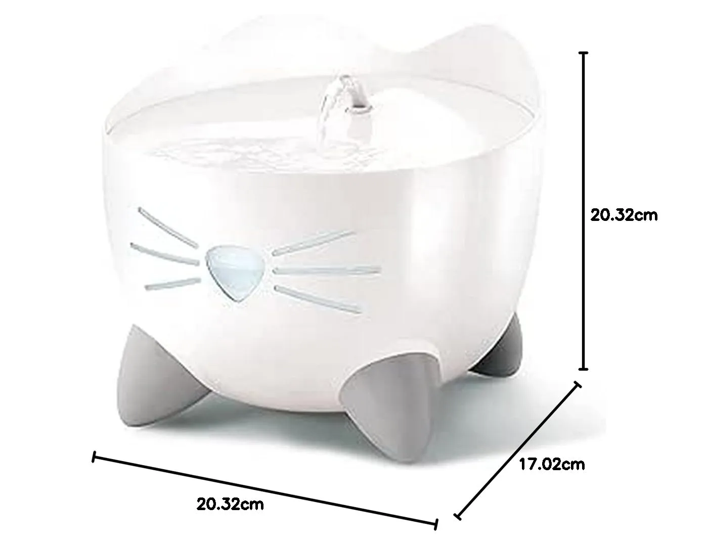 Catit Pixi Water Fountain, 2.5L, White - immagine 10