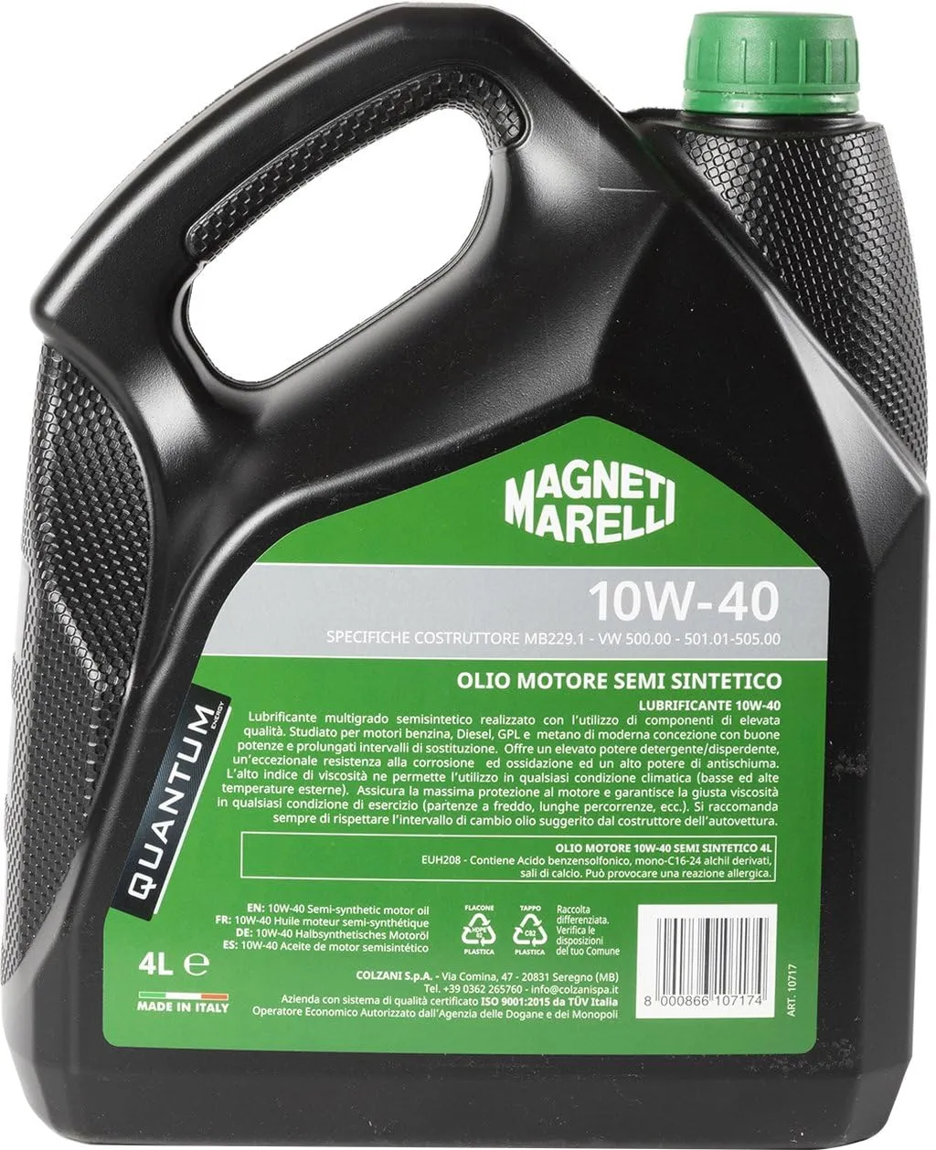 Quantum Energy Olio Motore Semi Sintetico 10W-40 4L - immagine 4