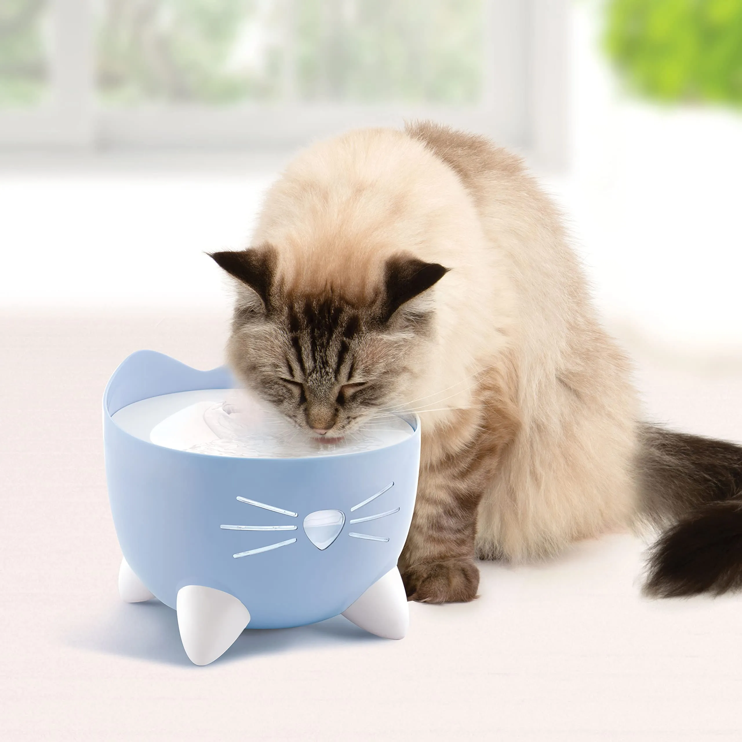 Catit Pixi Fontana per gatti, 2,5 l, Blu - immagine 3