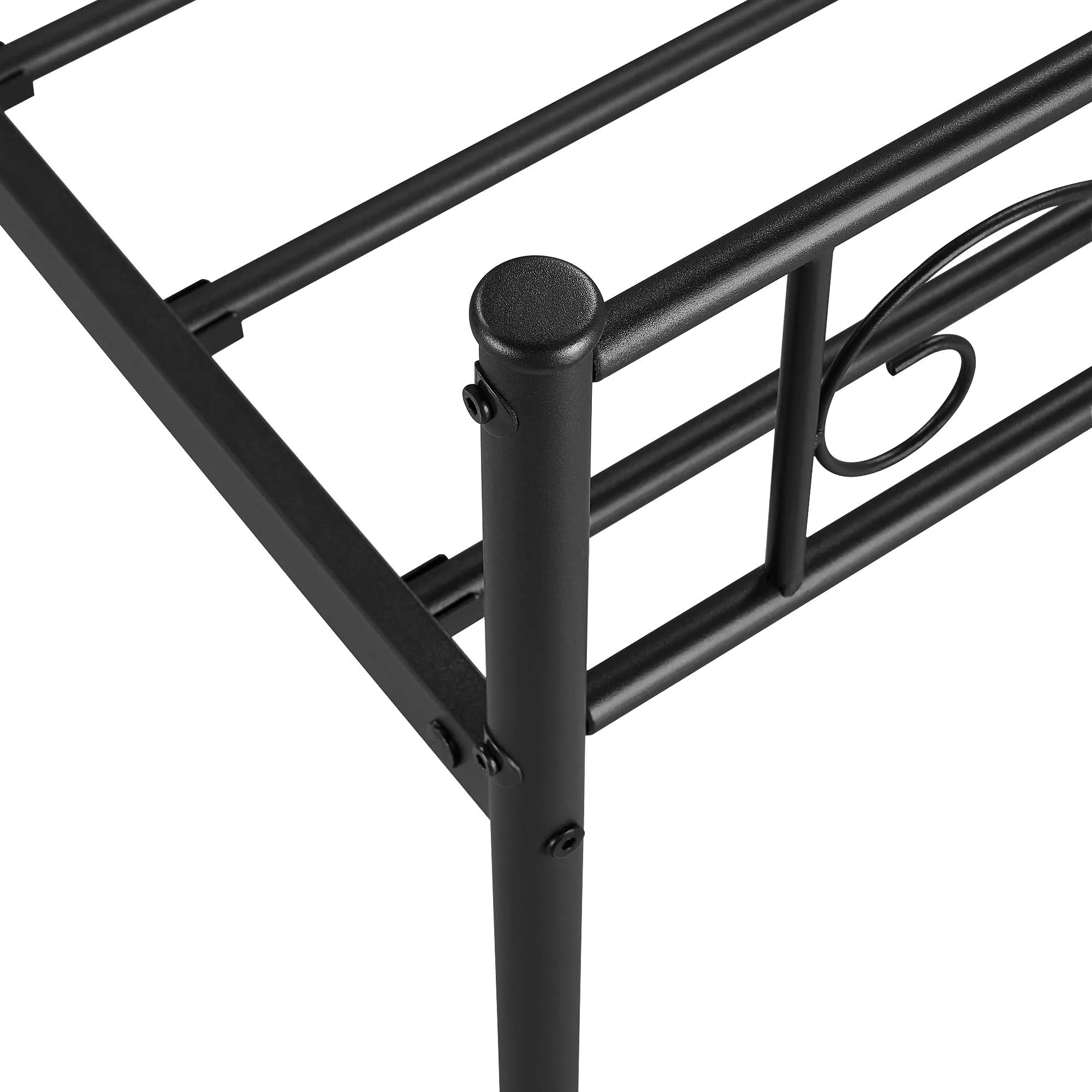 Yaheetech Struttura Letto Singolo in Ferro per Materasso 90 x 190 cm - immagine 9