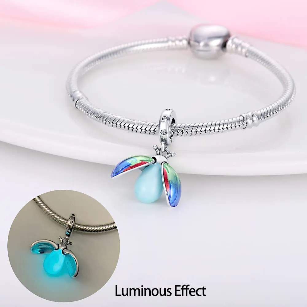 Pandach Bead Charm in Argento Sterling 925 con Cubic Zirconia per Braccialetti e Collane Europei - immagine 2